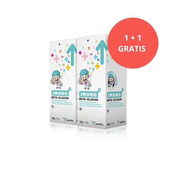 yasenka Imuno Beta Glukan Junior tekući dodatak prehrani (1+1 GRATIS)