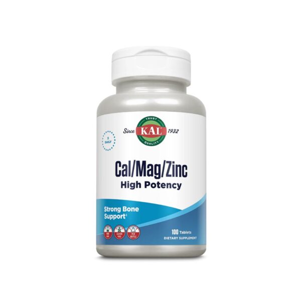 KAL Cal Mag Zinc High Potency 100 tableta