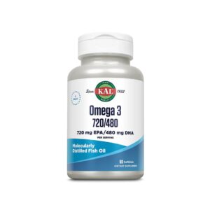 KAL Omega 3 720 480 60 gel kapsula