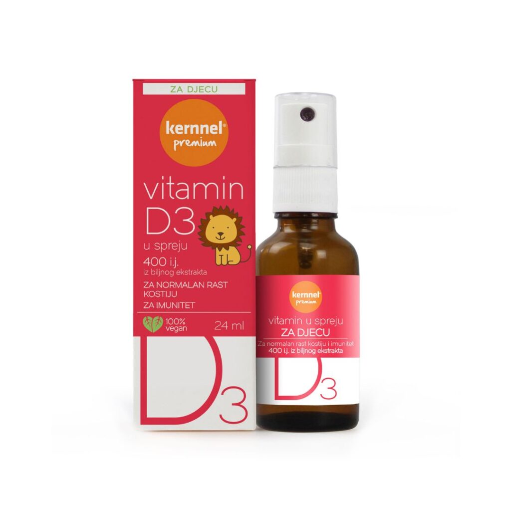 Kernnel Vitamin D3 u spreju za djecu 24 ml