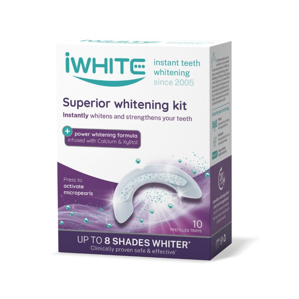 iWhite Superior set za izbjeljivanje zubi 10 napunjenih udlaga