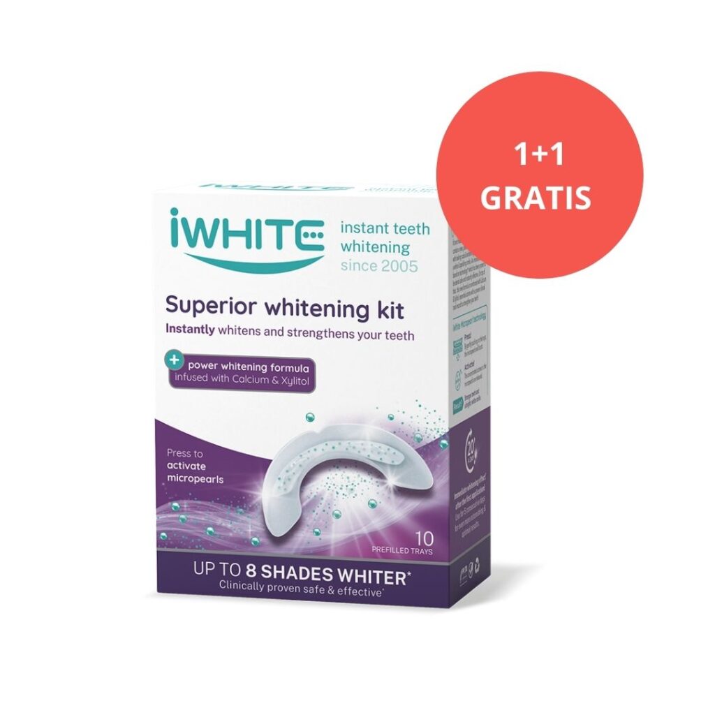 iWhite Superior set za izbjeljivanje zubi 10 napunjenih udlaga (1+1 GRATIS*)