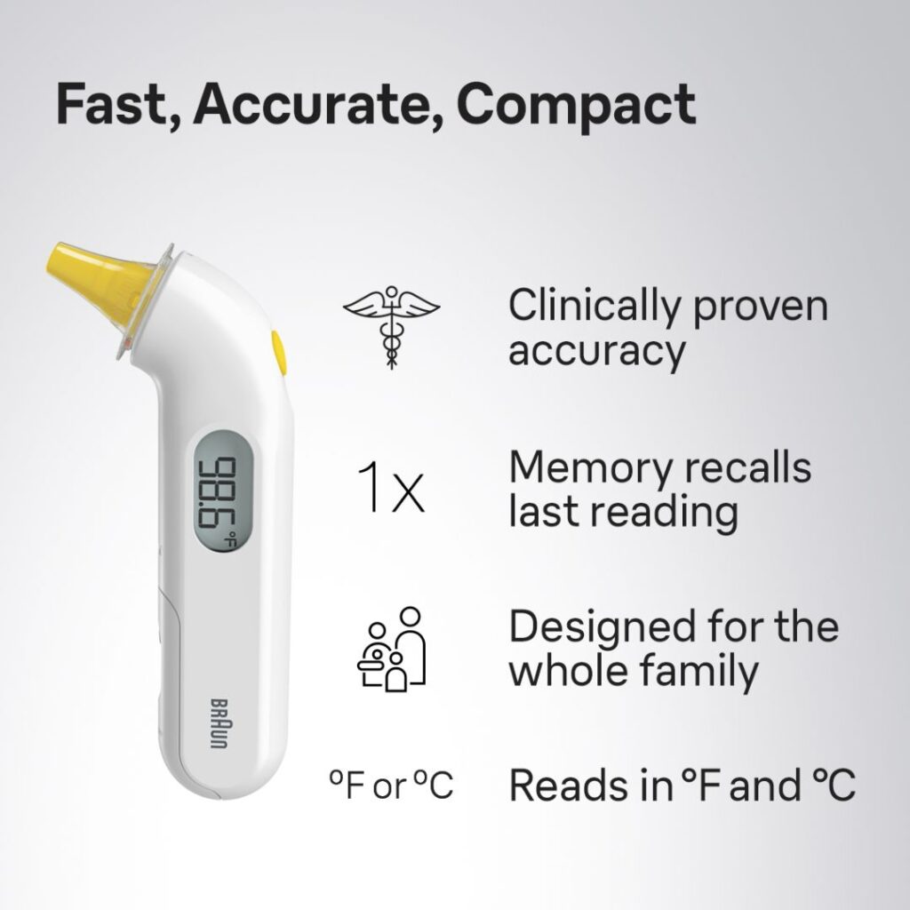 BRAUN ThermoScan 3 ušni toplomjer (2)