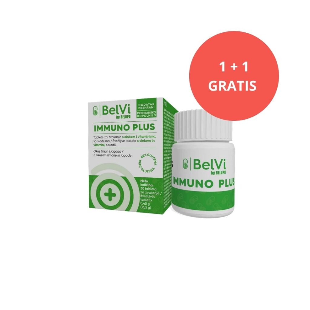 BelVi Immuno PLUS 30 tableta za žvakanje (1+1 GRATIS)