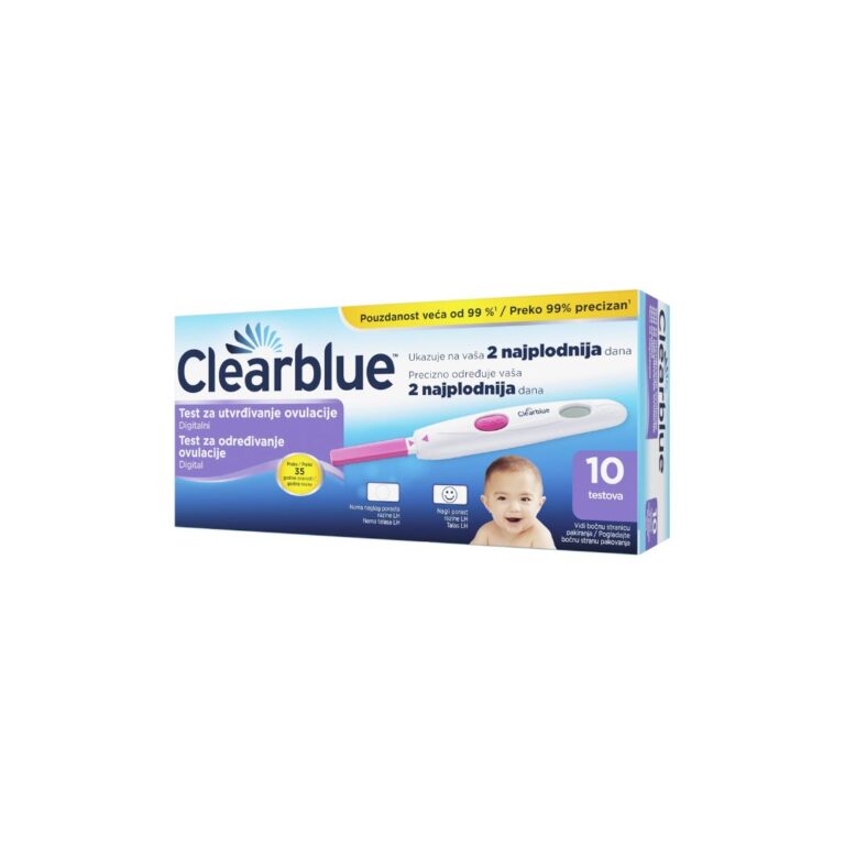 Clearblue Digital test za utvrđivanje ovulacije 10 trakica + 1 čitač