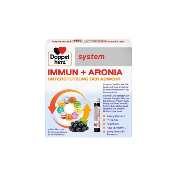 Doppelherz system IMMUN + ARONIA 10 bočica