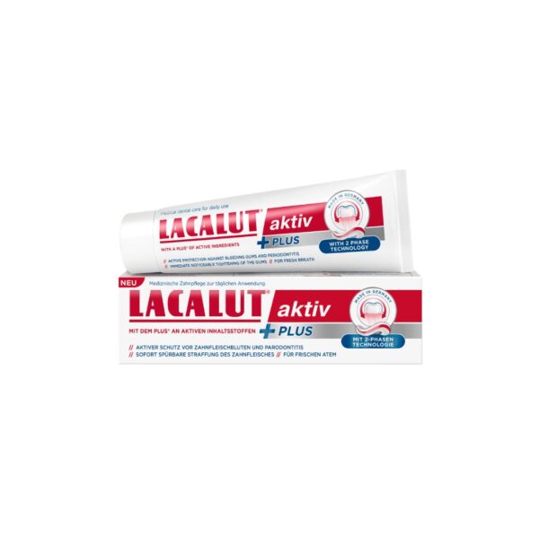 LACALUT zubna pasta aktiv plus 75 ml