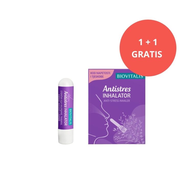 BIOVITALIS Antistres inhalator 1,5 g (1+1 GRATIS)