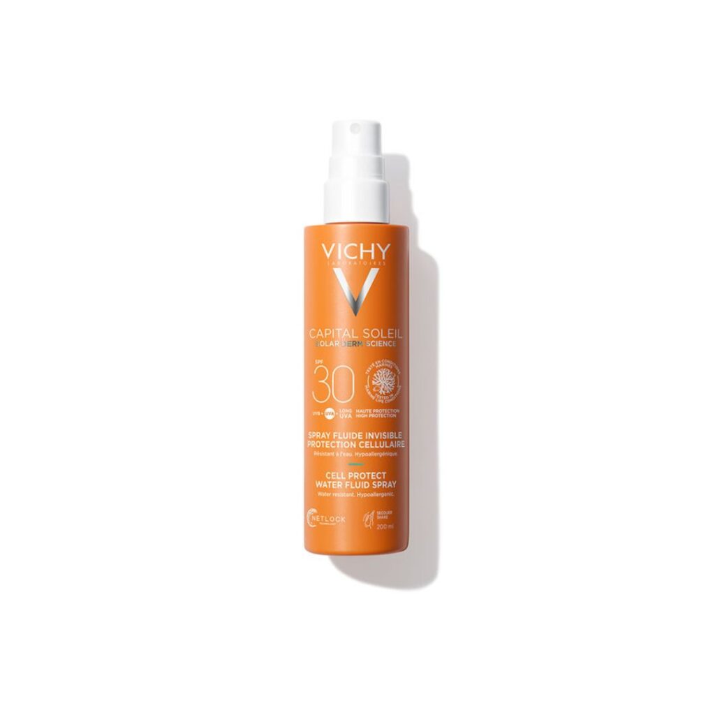 VICHY Capital Soleil Vodeni fluid u spreju za zaštitu stanica kože SPF 30 200 ml (2)