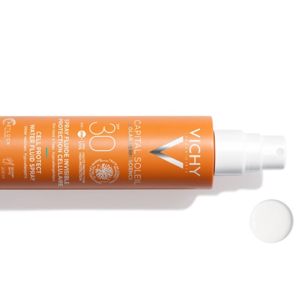 VICHY Capital Soleil Vodeni fluid u spreju za zaštitu stanica kože SPF 30 200 ml (3)