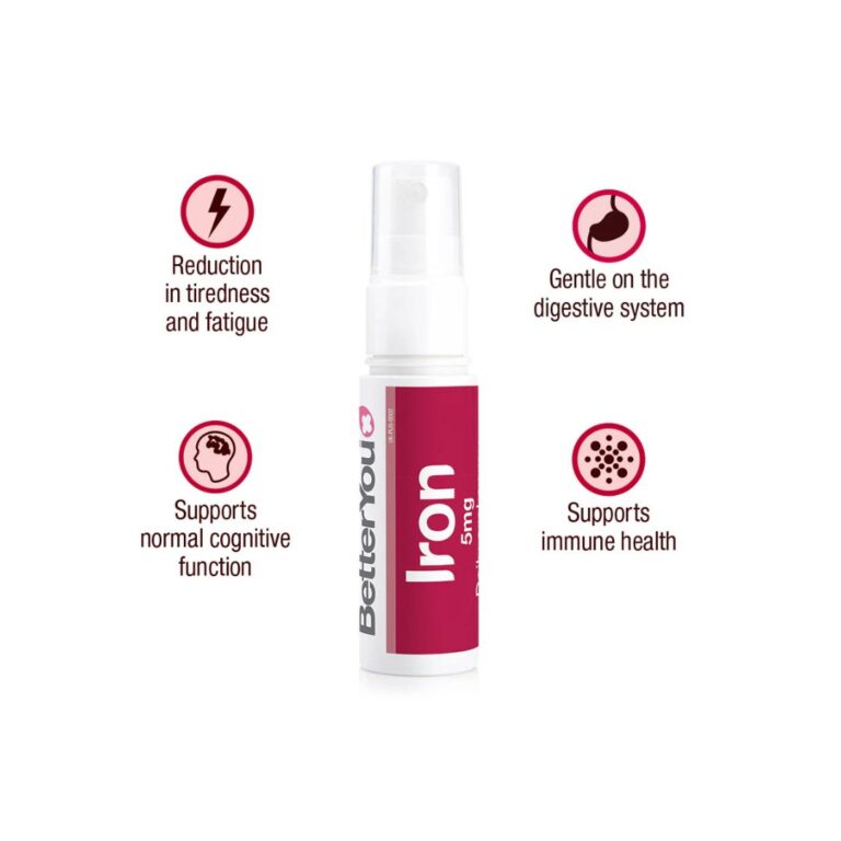 BetterYou Iron 5 mg oralni sprej 25 ml (2)