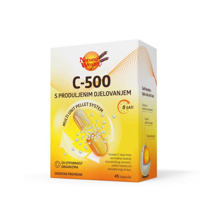Natural Wealth C 500 s produljenim djelovanjem 45 kapsula