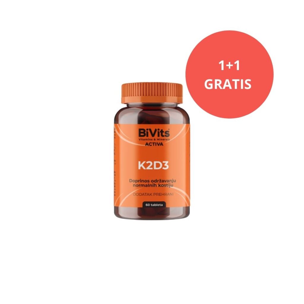BiVits K2D3 60 tableta (1+1 GRATIS)
