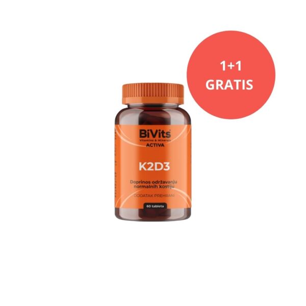 BiVits K2D3 60 tableta (1+1 GRATIS)