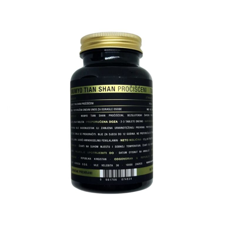 MUMYOLAB MUMYO Tian Shan pročišćeni 60 tableta (2)