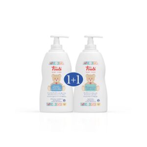 Trudi Kremasti gel za ruke i lice s cvjetnim medom 500 ml + Trudi Šampon s ekstraktom cvjetne peludi 500 ml PROMO PAKIRANJE