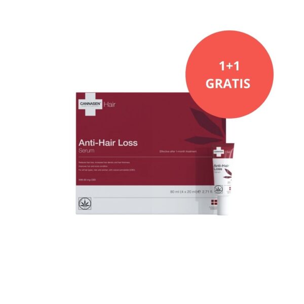 CANNASEN Anti Hair Loss serum 80 ml (4x20 ml) (1+1 GRATIS)