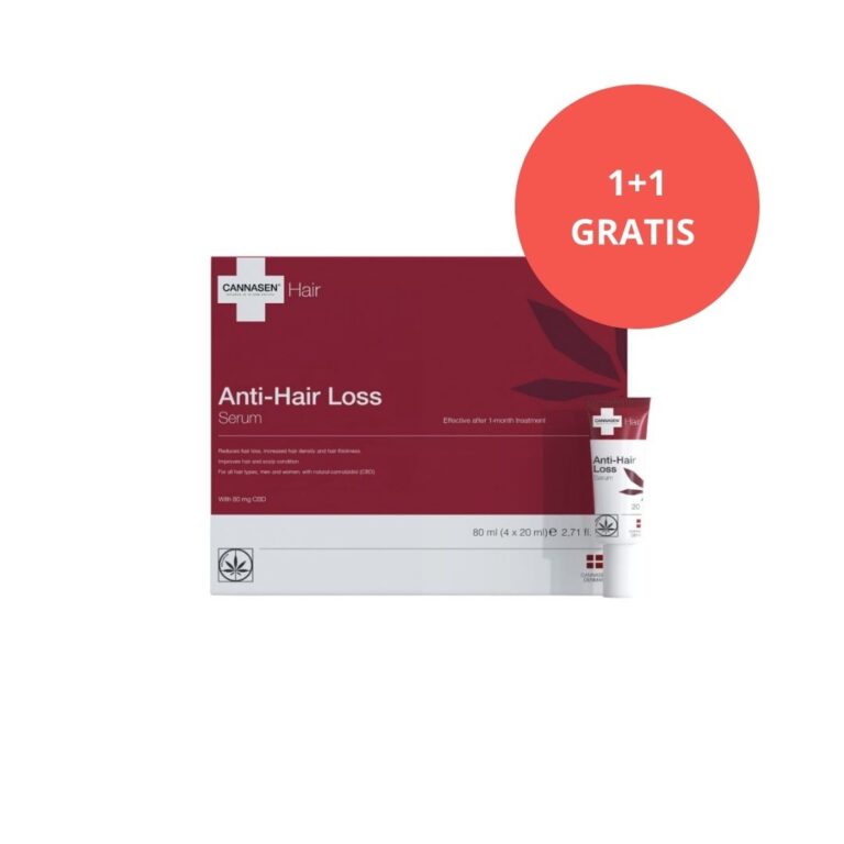 CANNASEN Anti Hair Loss serum 80 ml (4x20 ml) (1+1 GRATIS)