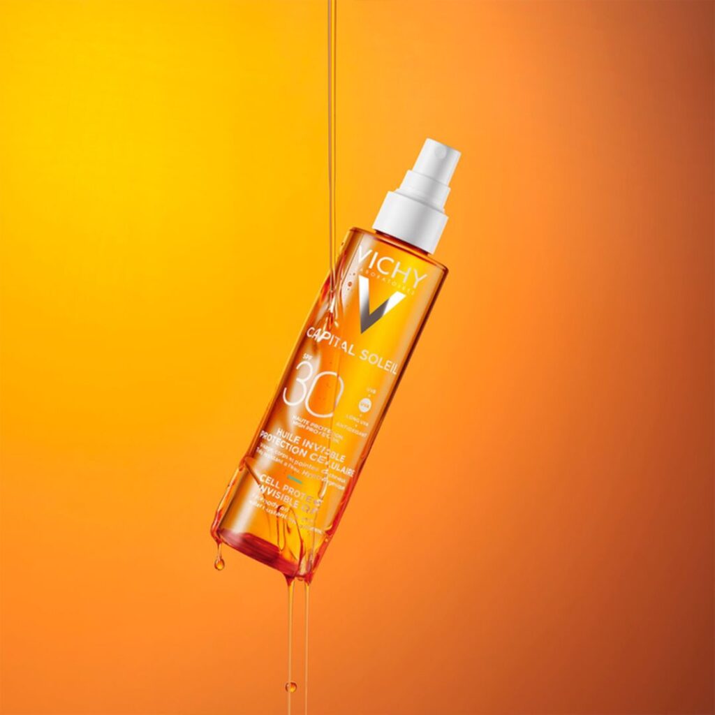 VICHY Capital Soleil Cell Protect zaštitno ulje za lice, tijelo i vrhove kose SPF 30 200 ml (2)