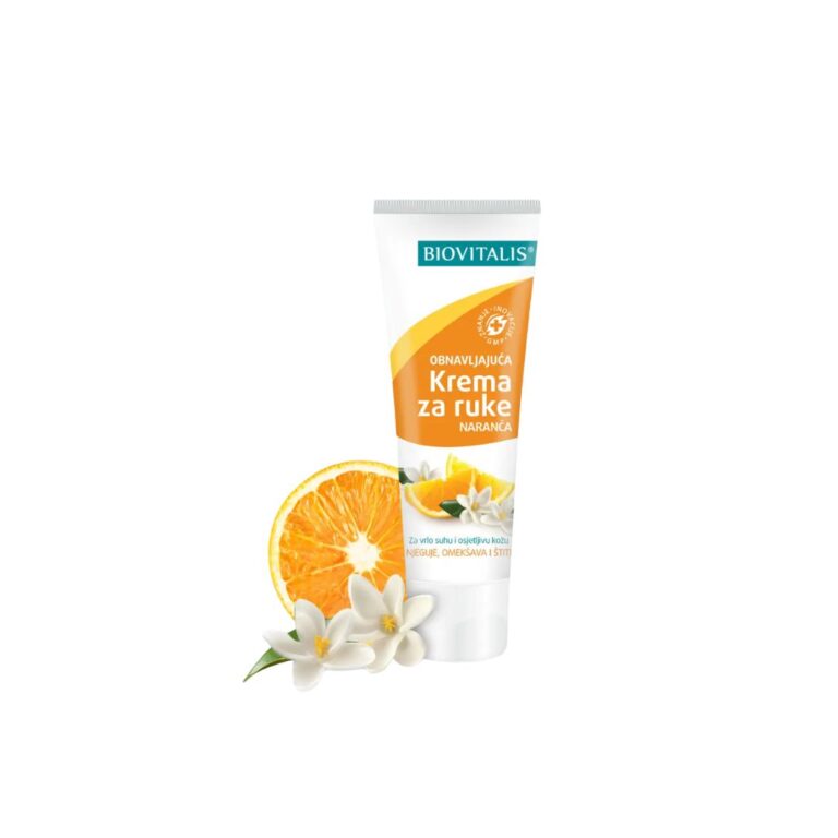 BIOVITALIS Obnavljajuća krema za ruke Naranča 75 ml (2)