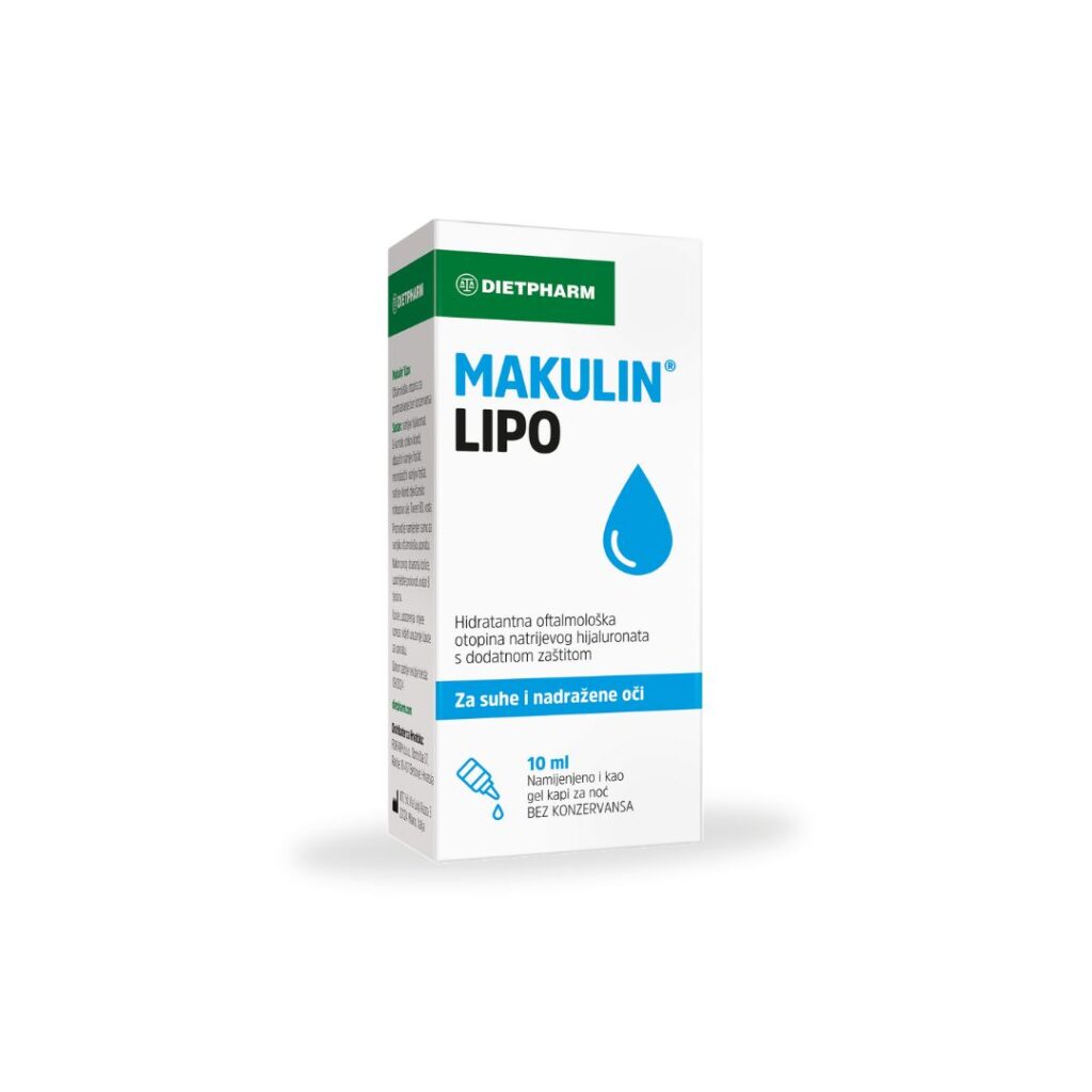 Dietpharm Makulin Lipo kapi za oči 10 ml