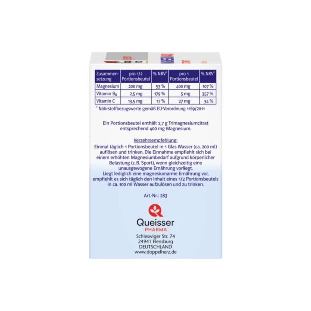 Doppelherz Magnezij 400 citrat 20 vrećica (2)