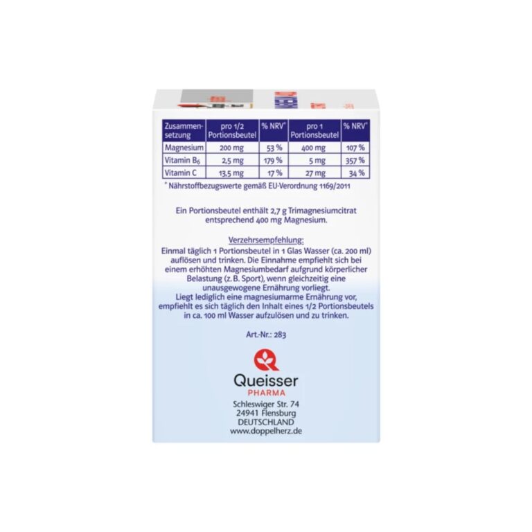 Doppelherz Magnezij 400 citrat 20 vrećica (2)