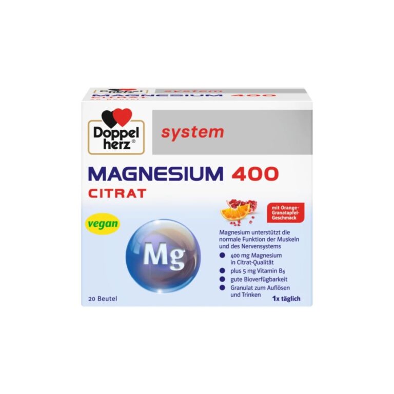 Doppelherz Magnezij 400 citrat 20 vrećica