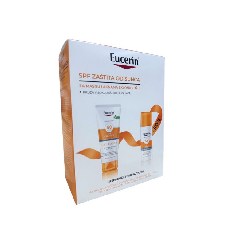 Eucerin SPF Zaštita od sunca za masnu i aknama sklonu kožu paket