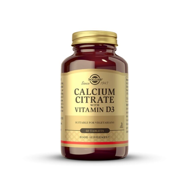 SOLGAR Kalcij Citrat Plus Vitamin D3 60 tableta