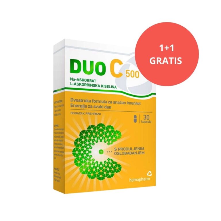 hamapharm DUO C 500 30 kapsula (1+1 GRATIS)