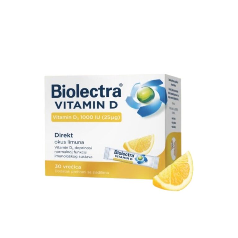Biolectra Vitamin D 1000 IU DIREKT 30 vrećica
