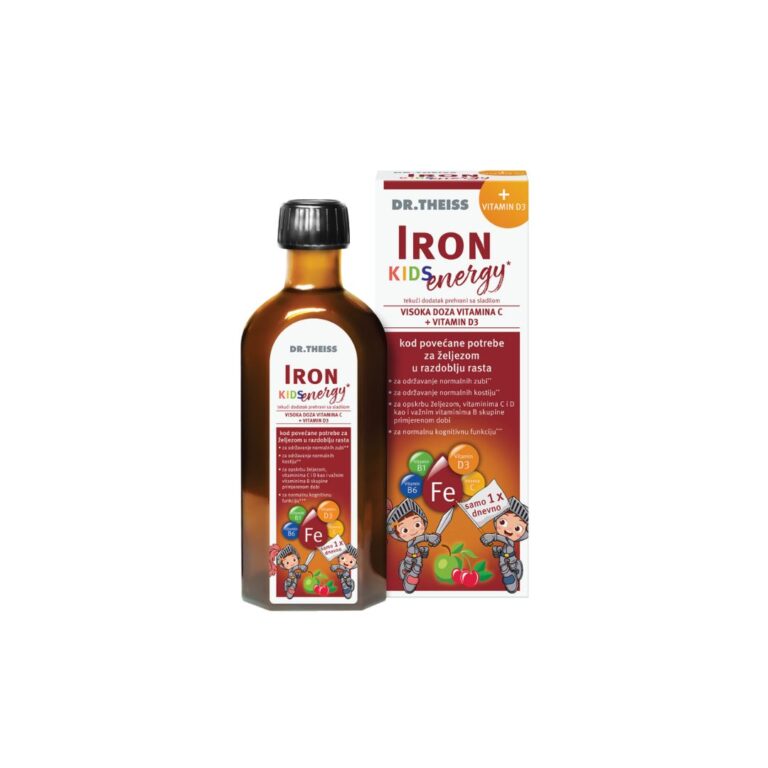 Dr. Theiss IRON energy KIDS tekući dodatak prehrani 250 ml