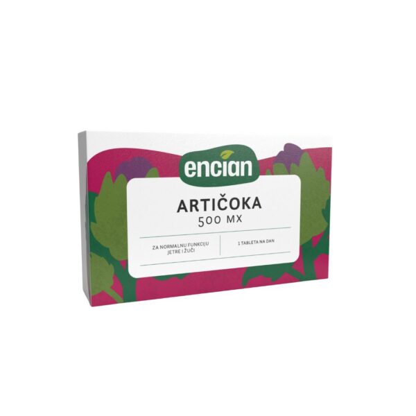 Encian Artičoka 500 MX 30 tableta