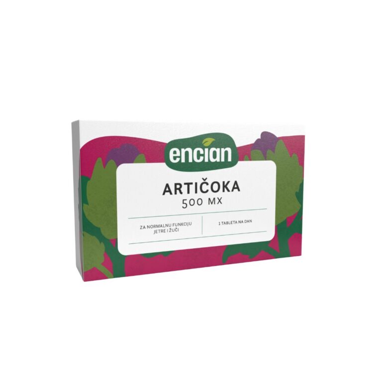 Encian Artičoka 500 MX 30 tableta