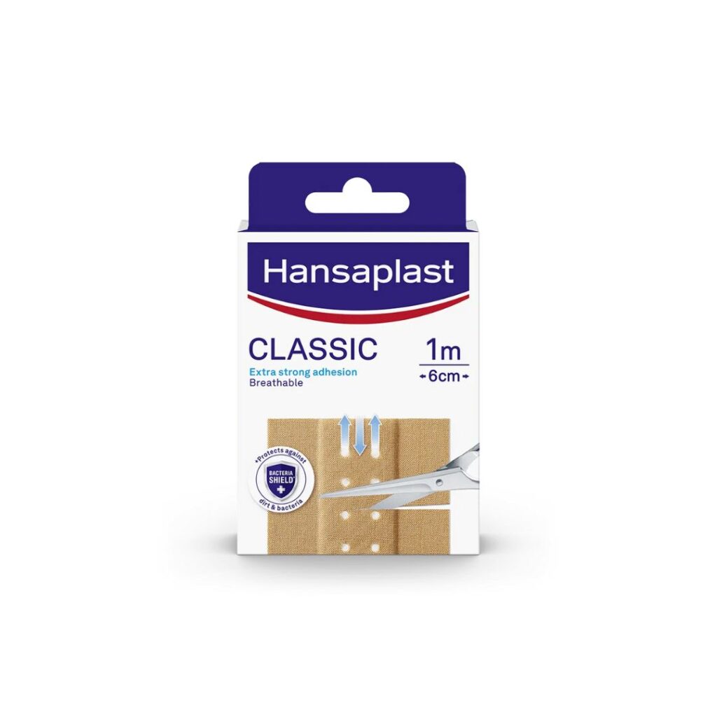 Hansaplast Classic flaster za rezanje 1 m x 6 cm