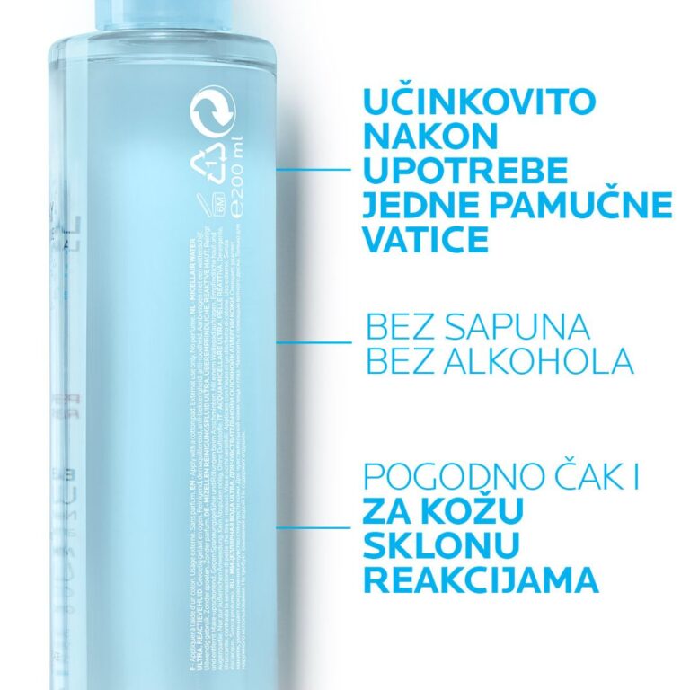LA ROCHE POSAY TOLERIANE micelarna voda za reaktivnu kožu 400 ml (2)
