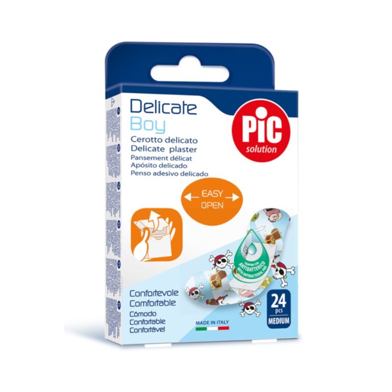 PiC Delicate antibakterijski flasteri za djecu Boy 24 komada