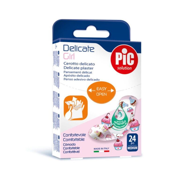 PiC Delicate antibakterijski flasteri za djecu Girl 24 komada