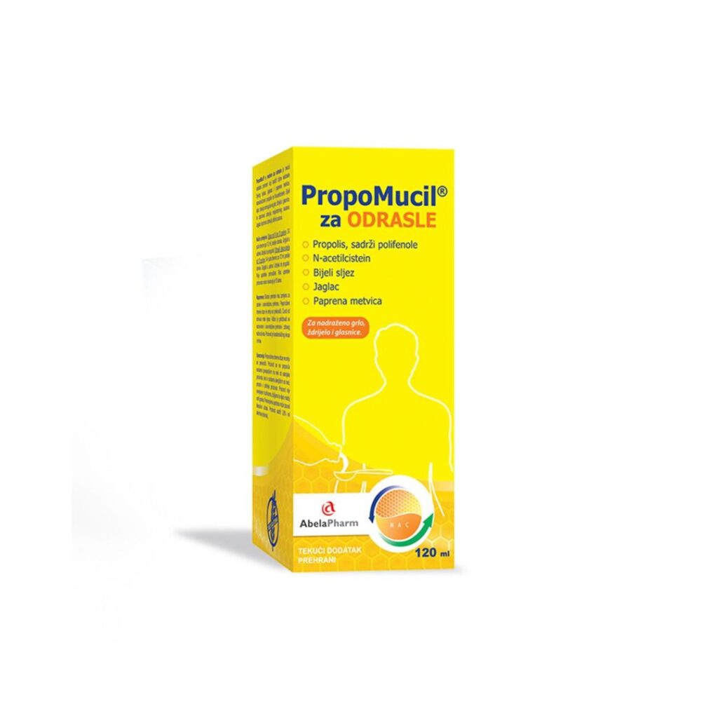 PropoMucil s medom za odrasle tekući dodatak prehrani 120 ml