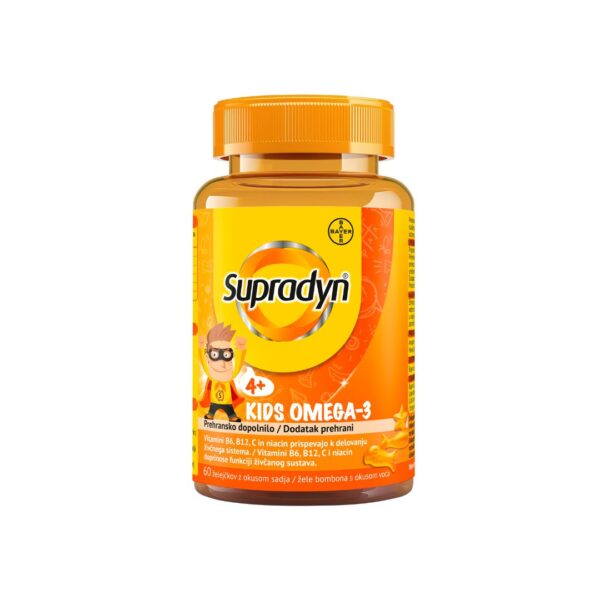 Supradyn Kids OMEGA 3 60 žele bombona