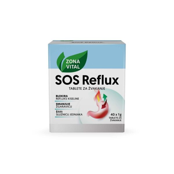 ZONA VITAL SOS Reflux 40 tableta za žvakanje (2)