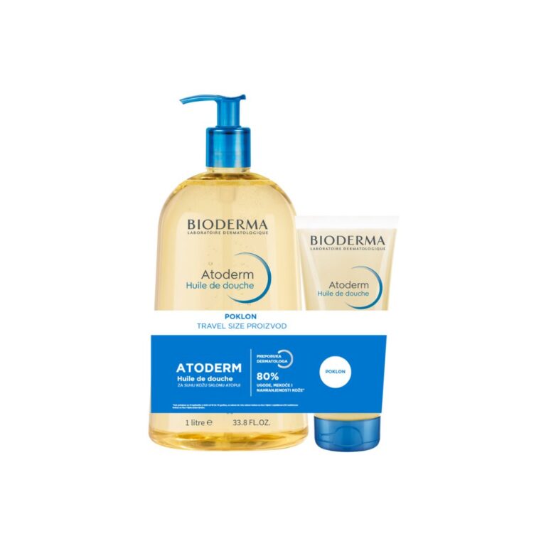 BIODERMA Atoderm Huile de Douche 1 L + 100 ml GRATIS PROMO PAKIRANJE