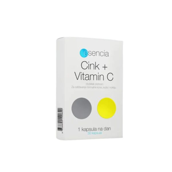 Esencia Cink + Vitamin C 30 kapsula