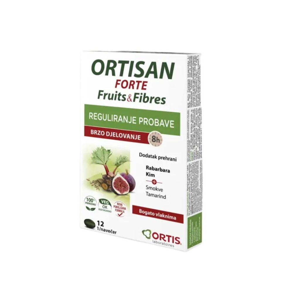 Ortisan Forte Fruits & Fibres 12 tableta
