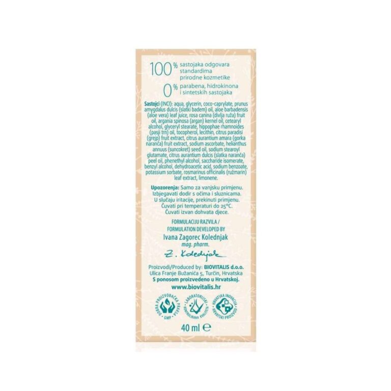 BIOVITALIS Krema za kožu s pjegama 40 ml (1)