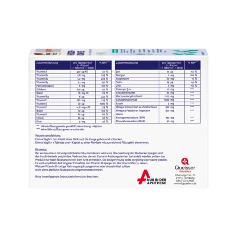 Doppelherz system Chondro Komplex 30 kapsula, 30 tableta, 30 vrećica (2)