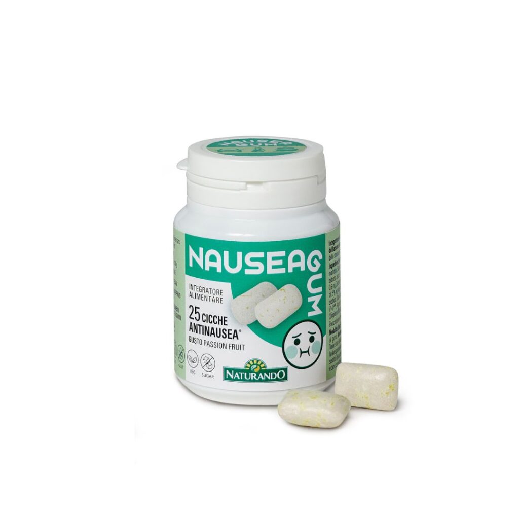 NauseaGum 25 žvakaćih guma protiv mučnine
