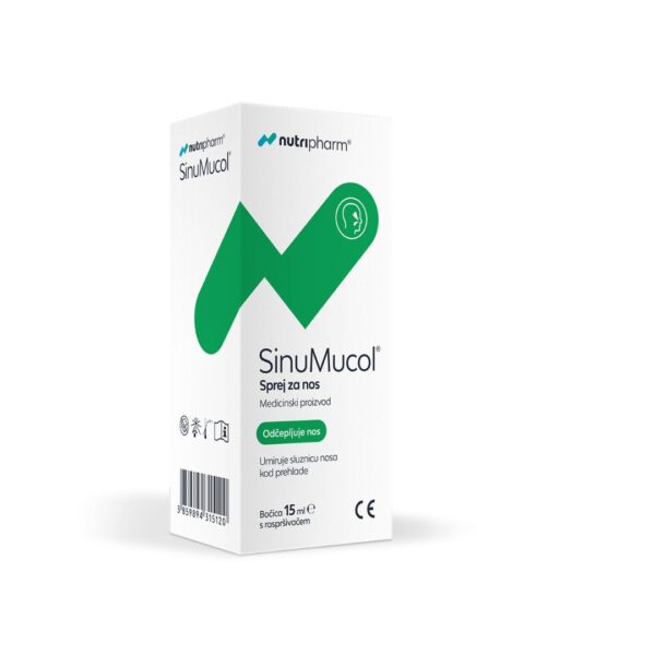 nutripharm SinuMucol sprej za nos 15 ml