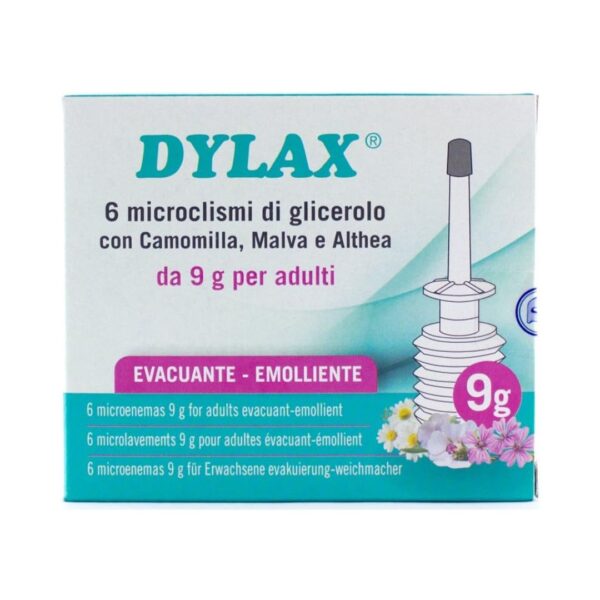 DYLAX mikroklizme za odrasle 6 mikroklizmi 9g